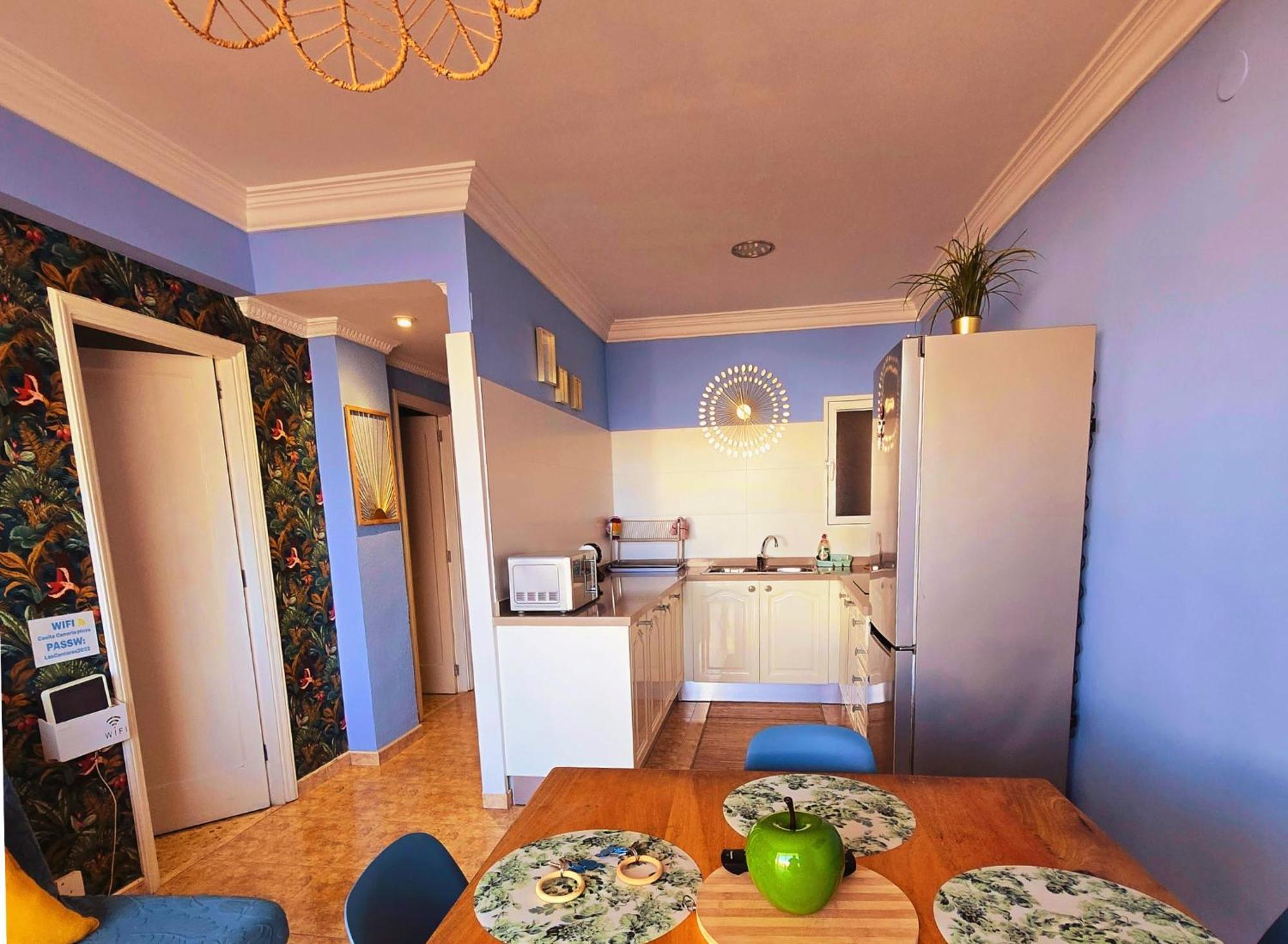Casita Canaria Playa Beachfront Access & Lateral Ocean View With Terrace Las Palmas Exterior photo
